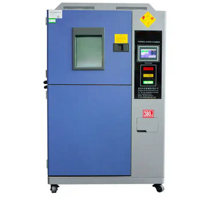 Two Zone High And Low Temperature Thermal Shock Test Chamber Microprocessor PID Controlled